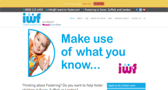 Desktop Screenshot of i-want-to-foster.com